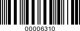 Barcode Image 00006310