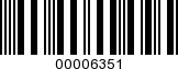 Barcode Image 00006351