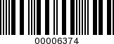 Barcode Image 00006374