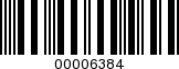 Barcode Image 00006384