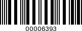 Barcode Image 00006393