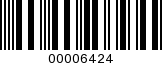 Barcode Image 00006424