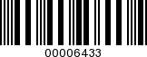 Barcode Image 00006433