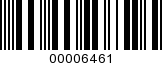Barcode Image 00006461