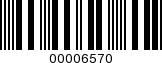 Barcode Image 00006570