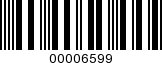 Barcode Image 00006599