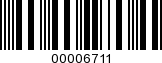 Barcode Image 00006711