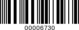 Barcode Image 00006730