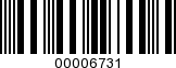 Barcode Image 00006731