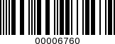 Barcode Image 00006760
