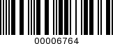 Barcode Image 00006764