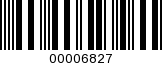 Barcode Image 00006827