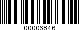 Barcode Image 00006846