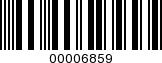 Barcode Image 00006859