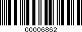 Barcode Image 00006862
