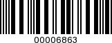 Barcode Image 00006863