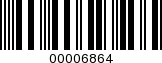 Barcode Image 00006864