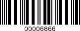 Barcode Image 00006866