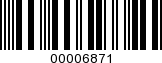 Barcode Image 00006871