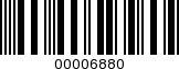 Barcode Image 00006880