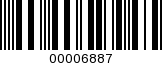 Barcode Image 00006887