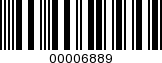 Barcode Image 00006889
