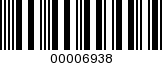 Barcode Image 00006938