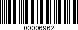 Barcode Image 00006962