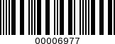 Barcode Image 00006977