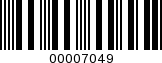 Barcode Image 00007049