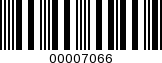 Barcode Image 00007066