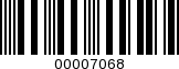 Barcode Image 00007068