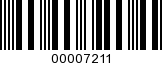Barcode Image 00007211