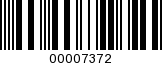 Barcode Image 00007372
