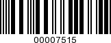 Barcode Image 00007515
