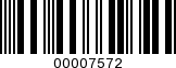 Barcode Image 00007572