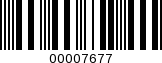 Barcode Image 00007677