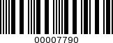 Barcode Image 00007790