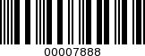 Barcode Image 00007888