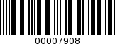 Barcode Image 00007908