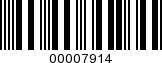 Barcode Image 00007914
