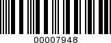 Barcode Image 00007948