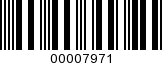 Barcode Image 00007971