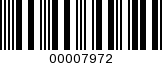 Barcode Image 00007972
