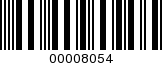 Barcode Image 00008054