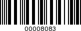 Barcode Image 00008083