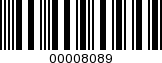 Barcode Image 00008089