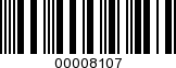 Barcode Image 00008107