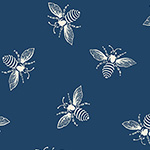 French Bee - Bees in Indigo
