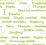 Sewing School - Index in Green